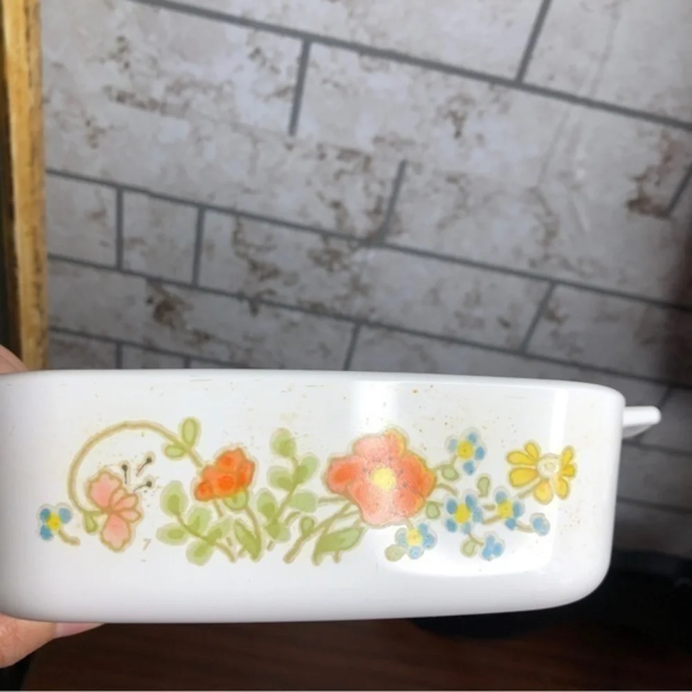 1960s rare Vtg Corning Ware 379‎ STAMP A-1-B 1 Quart *NO LID*